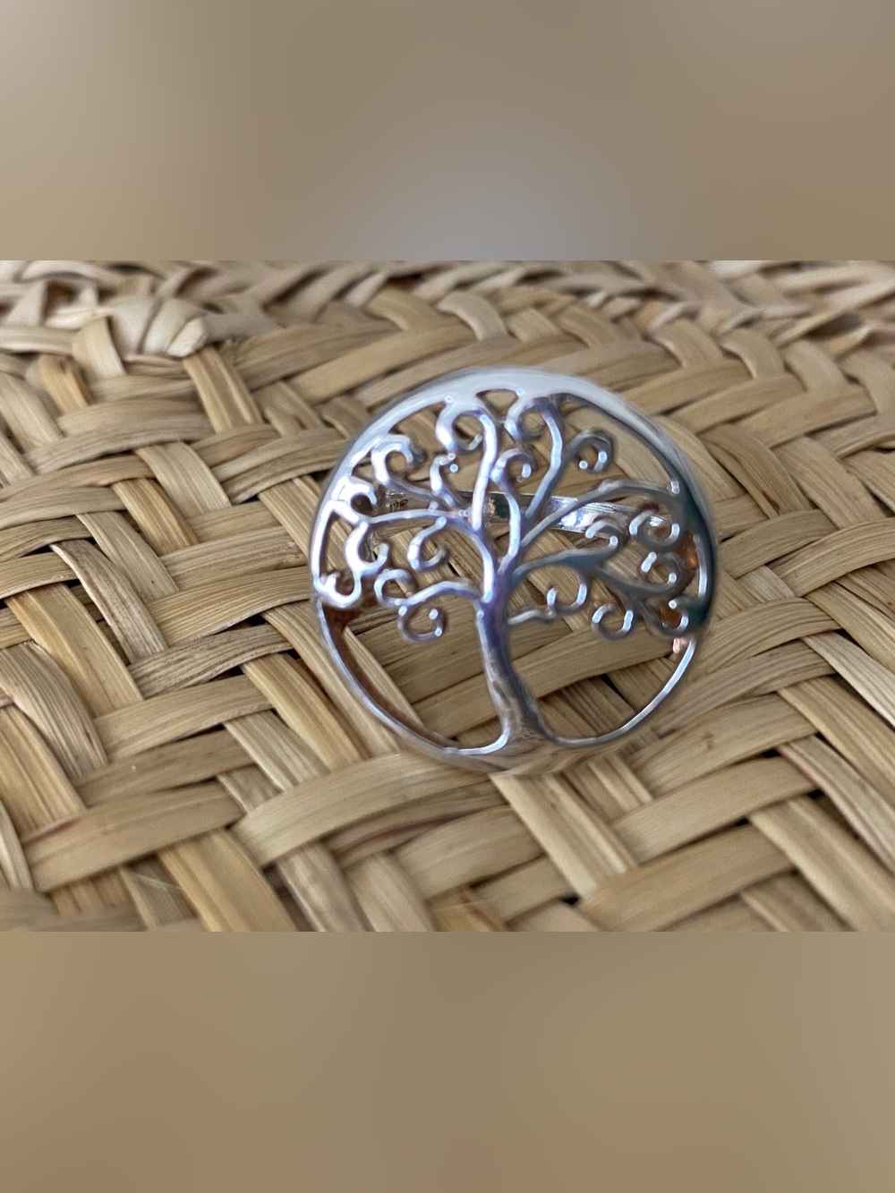 Tree of Life Silver Ring